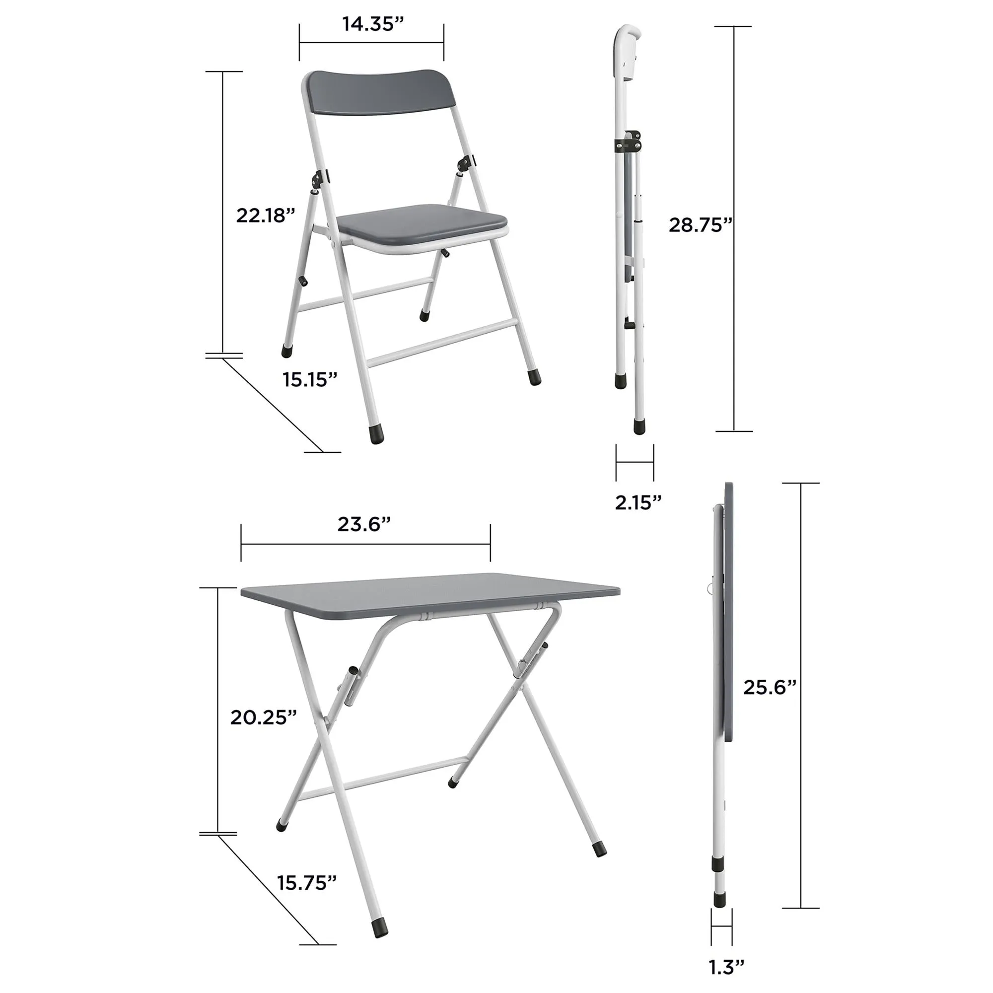 Kid's 2-Piece Table & Chair Activity Set