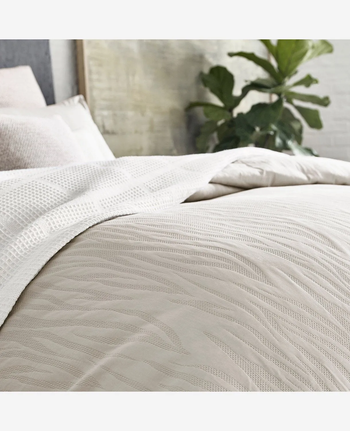 Lawrence Beige Duvet Cover Set