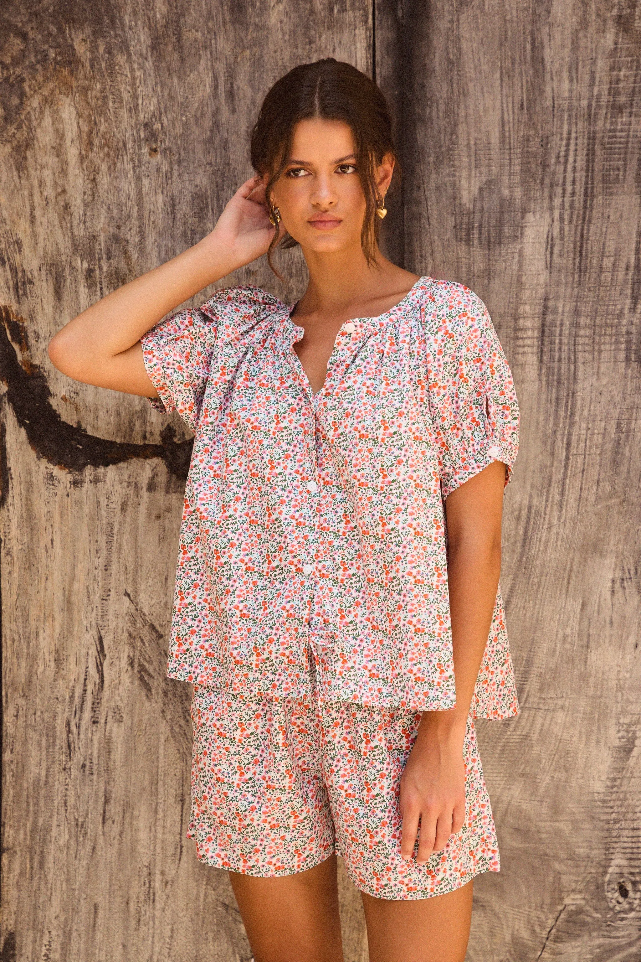 Libby Lounge Set - Cotton - Floret