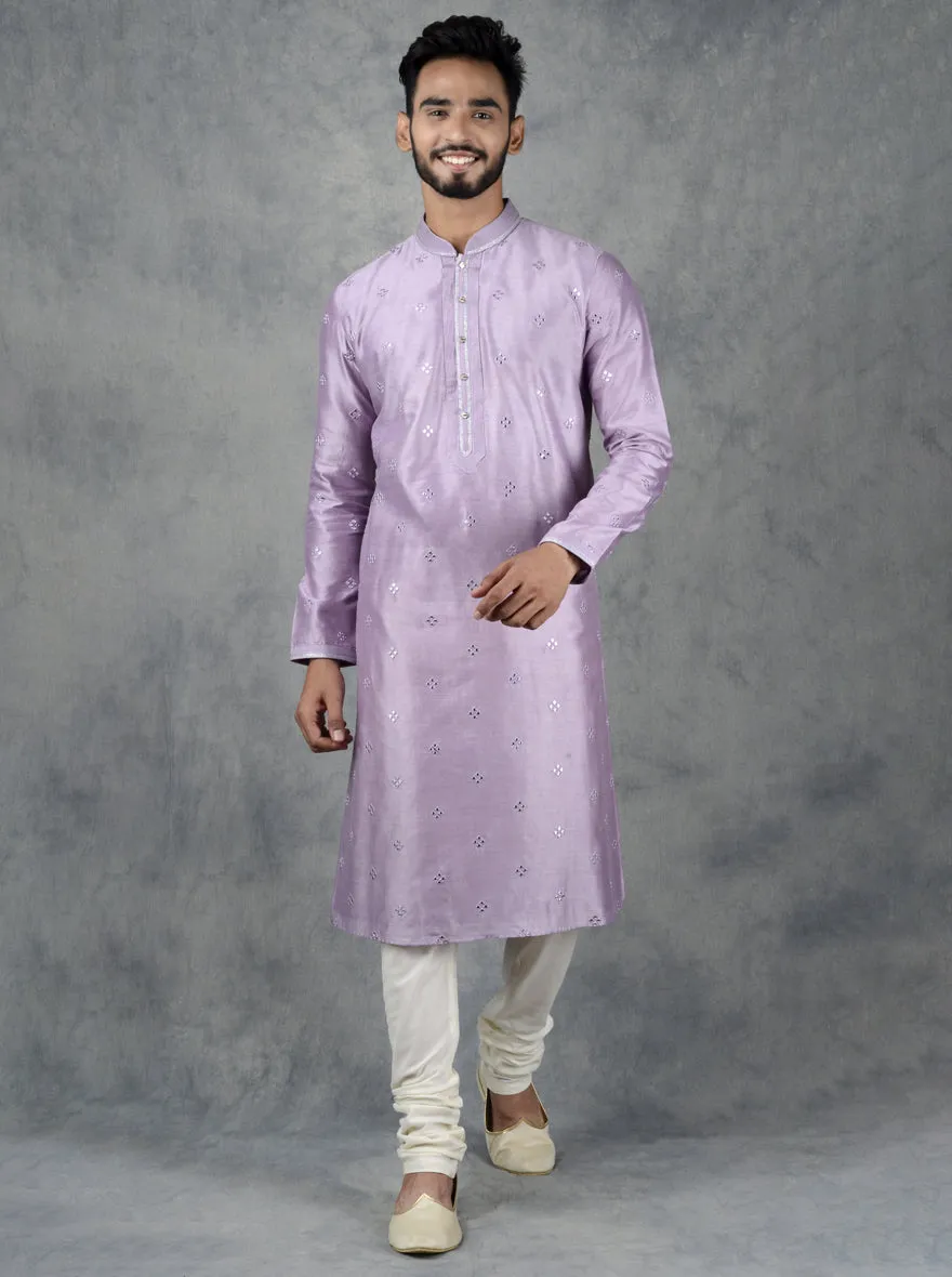 Light Purple Kurta Set | Azania