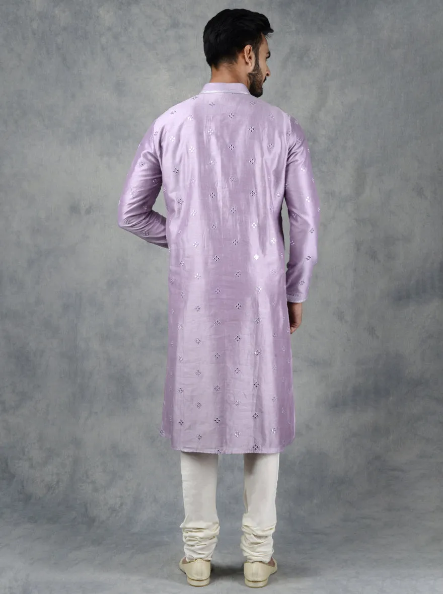 Light Purple Kurta Set | Azania