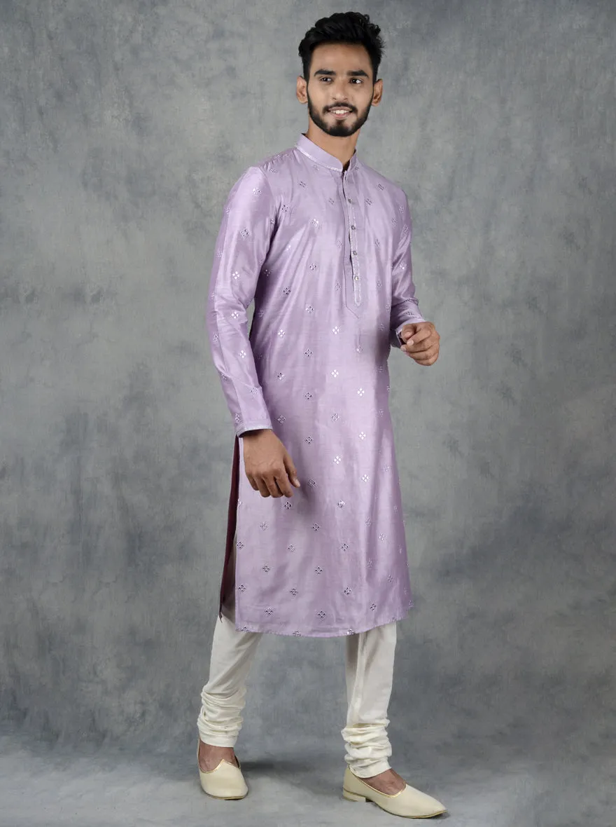 Light Purple Kurta Set | Azania