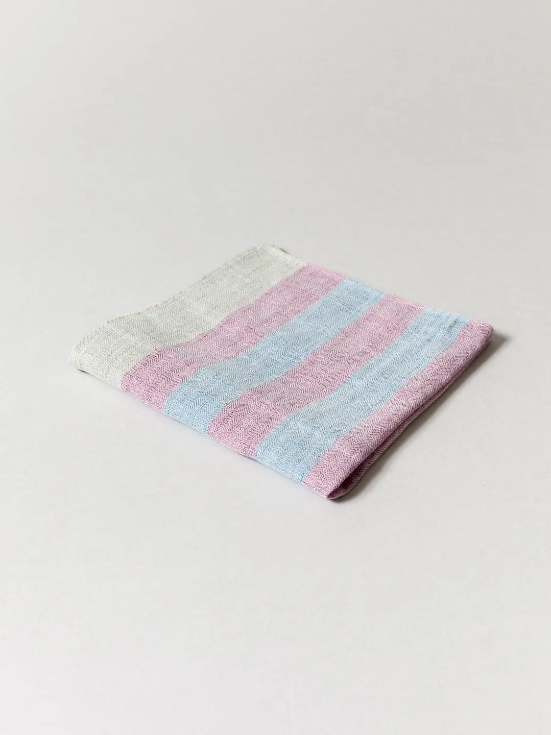 Linen50 Kitchen Towel, Pink   Blue