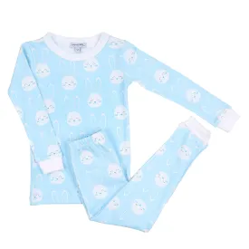 Magnolia Baby Long Sleeve PJ Set - All Ears Blue