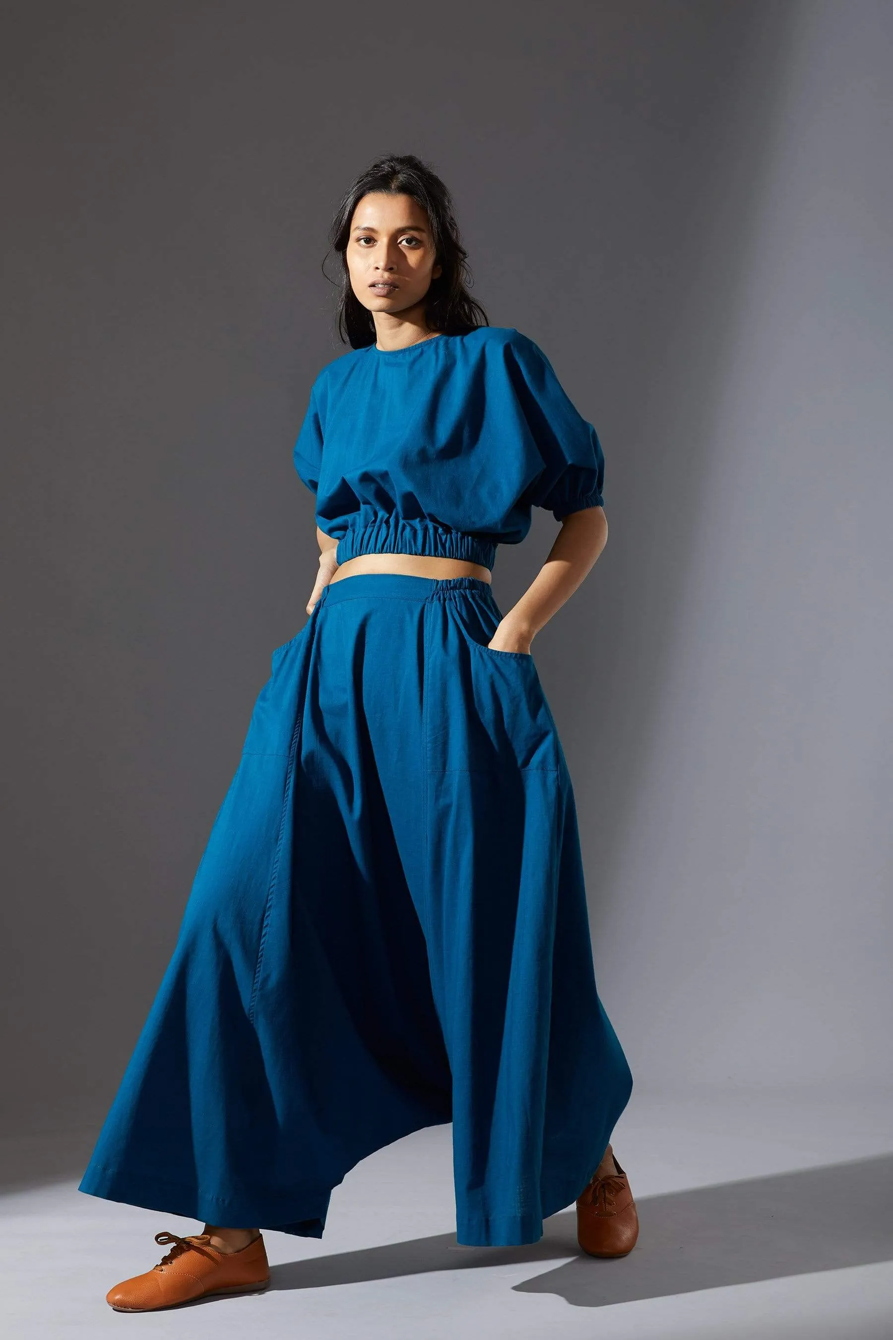 Mati Sphara Blue Set with Pants