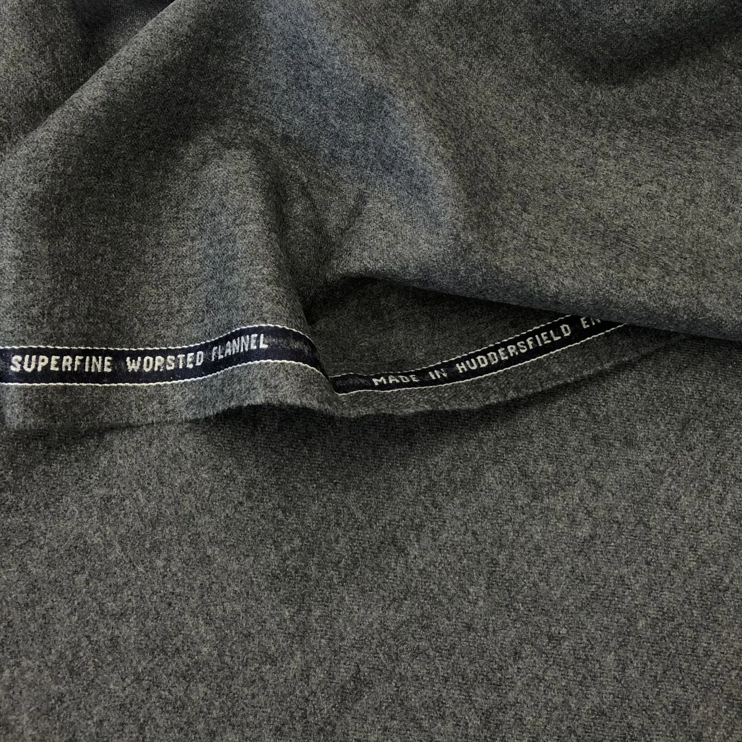 Medium Grey Plain Flannel Suiting Jacketing