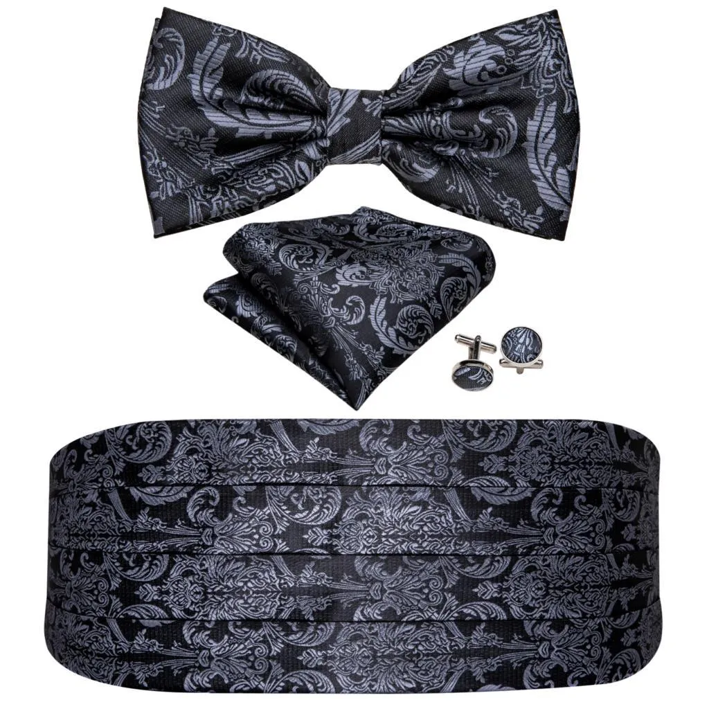 Paisley Silk Cummerbund Set