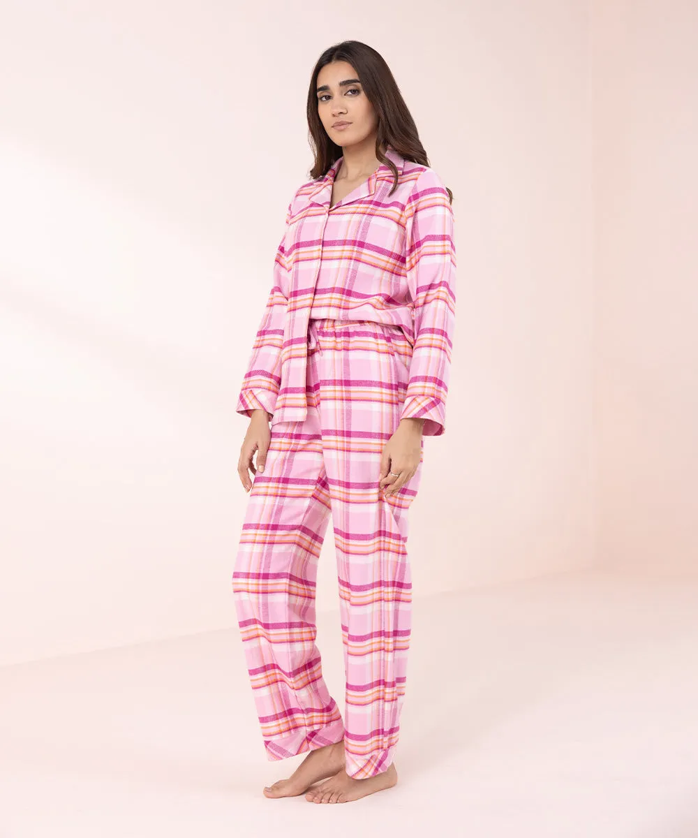 Plaid Flanel PJ Set