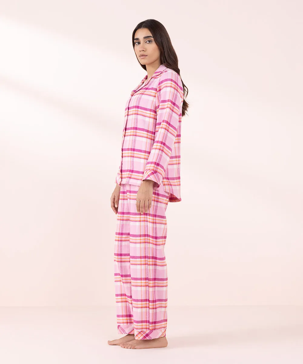 Plaid Flanel PJ Set