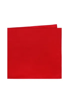 Pocket Square - Solid - Red