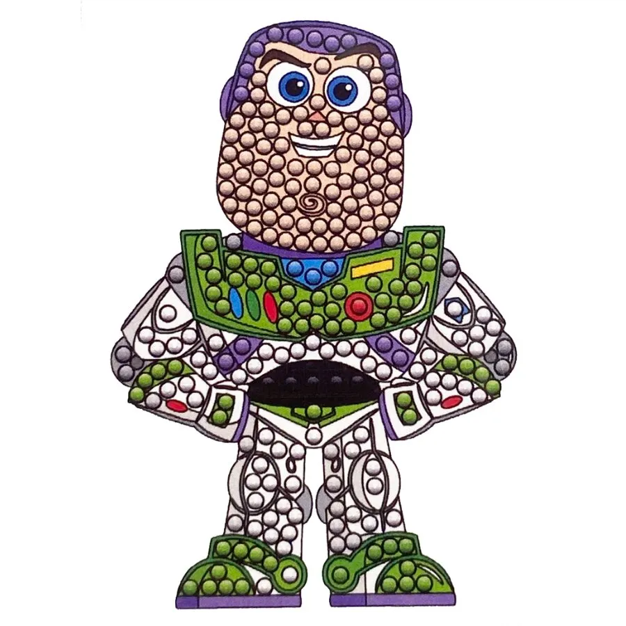 "Buzz Lightyear" Crystal Art A6 Stamp Set