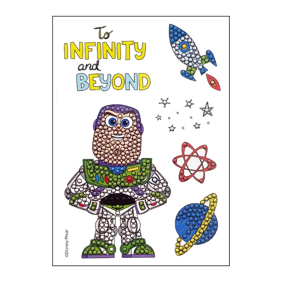 "Buzz Lightyear" Crystal Art A6 Stamp Set