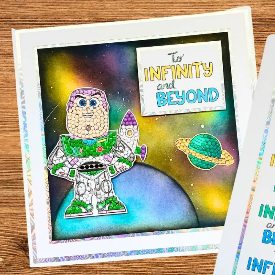 "Buzz Lightyear" Crystal Art A6 Stamp Set