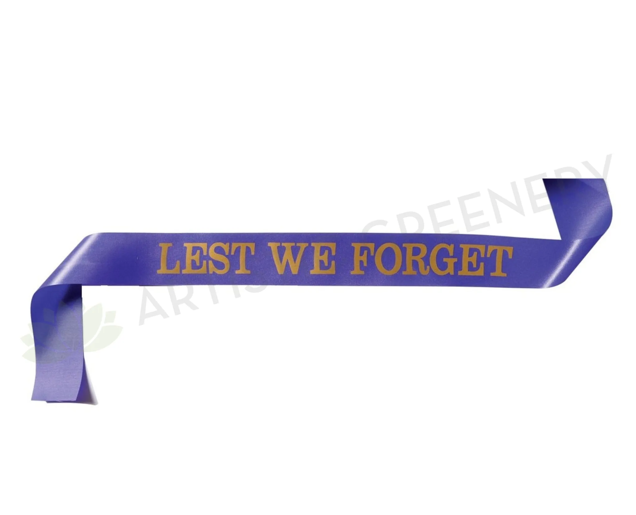 "Lest We Forget" Ribbon 5cm thick x 80cm long