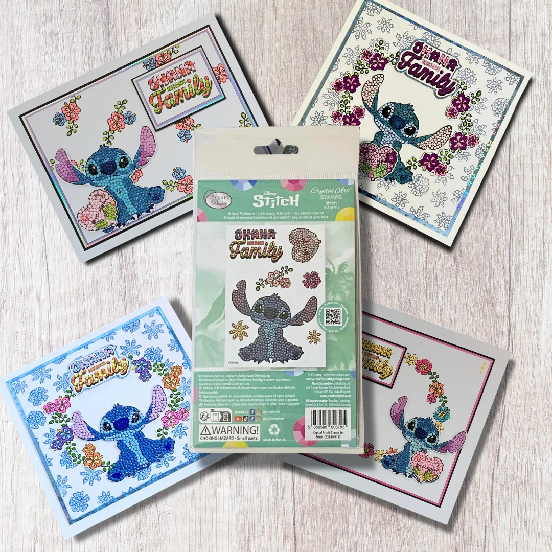 "Stitch" Crystal Art A6 Stamp Set