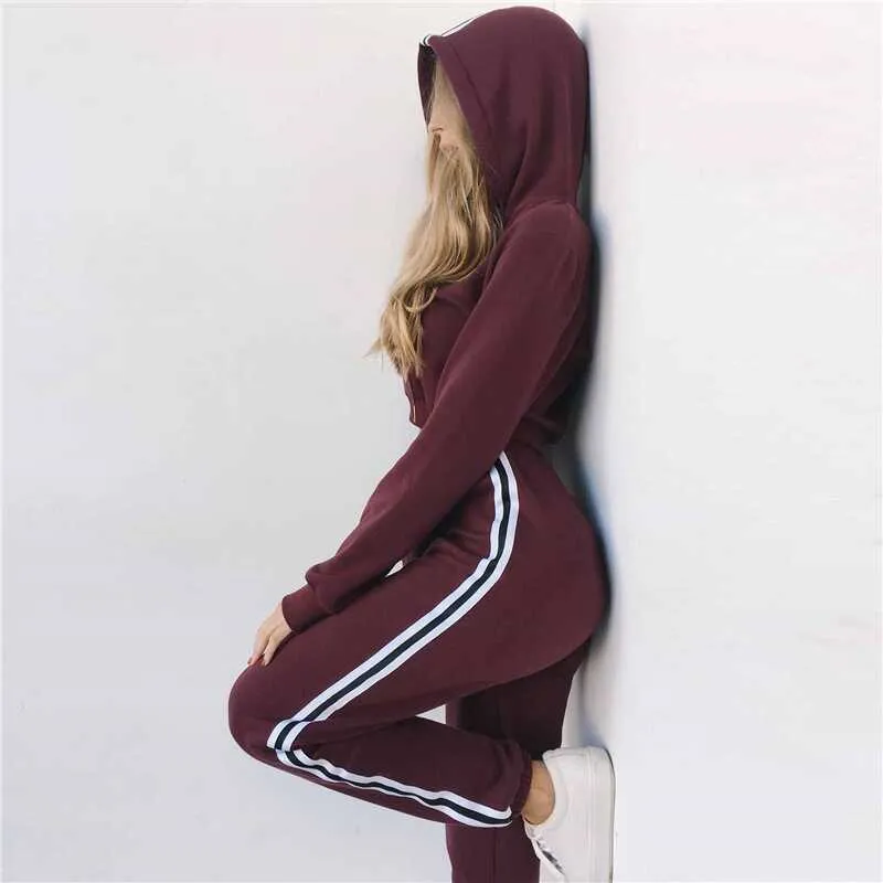 Solid Hooded Set