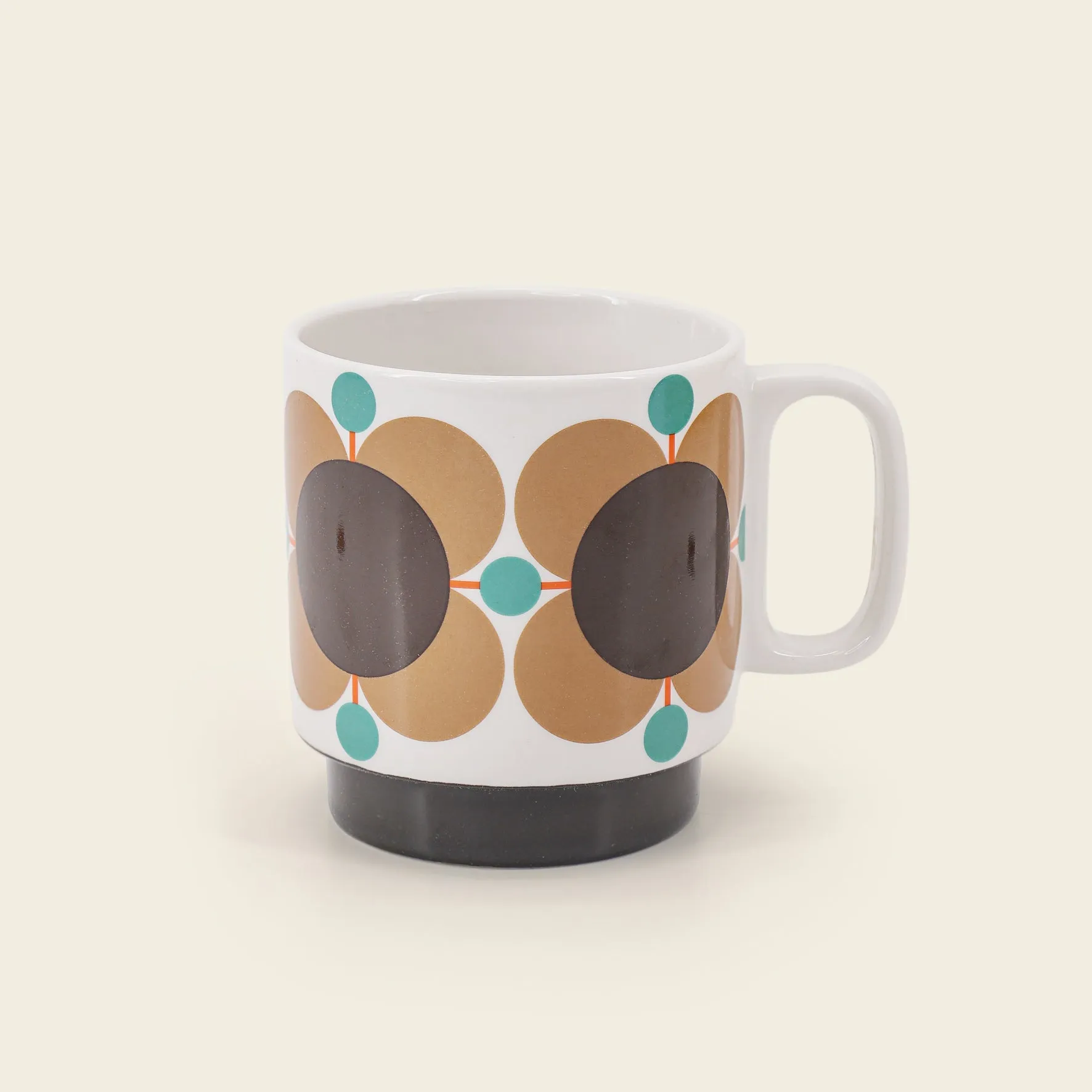 Stackable Large Mug Set of 6 - Atomic Flower