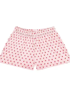 STRAWBERRY PAJAMA SHORTS