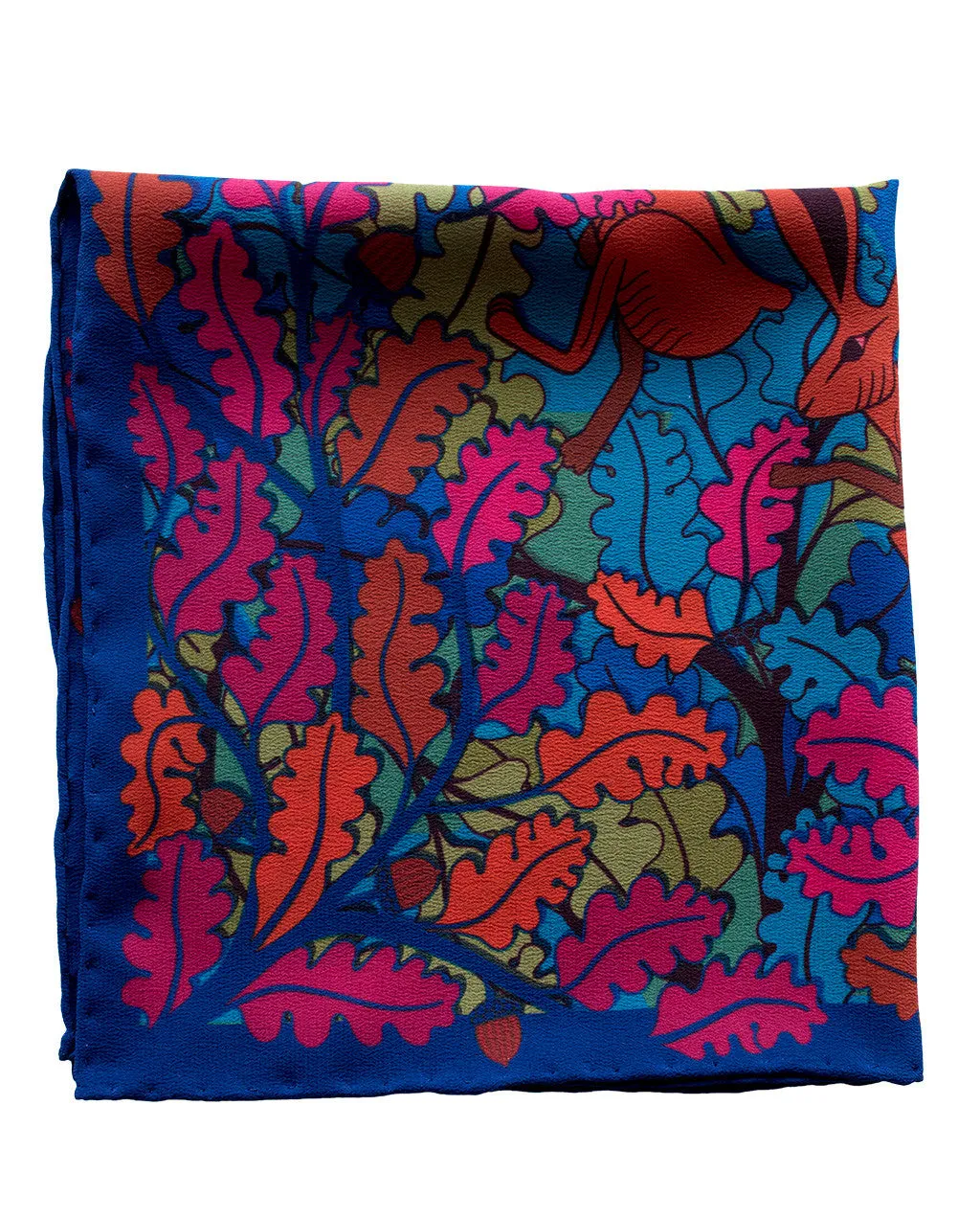 Trio of Hares – Night, Pocket Square