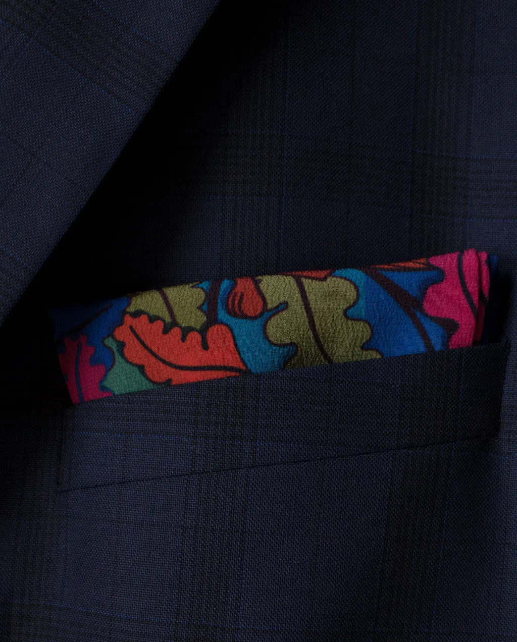 Trio of Hares – Night, Pocket Square