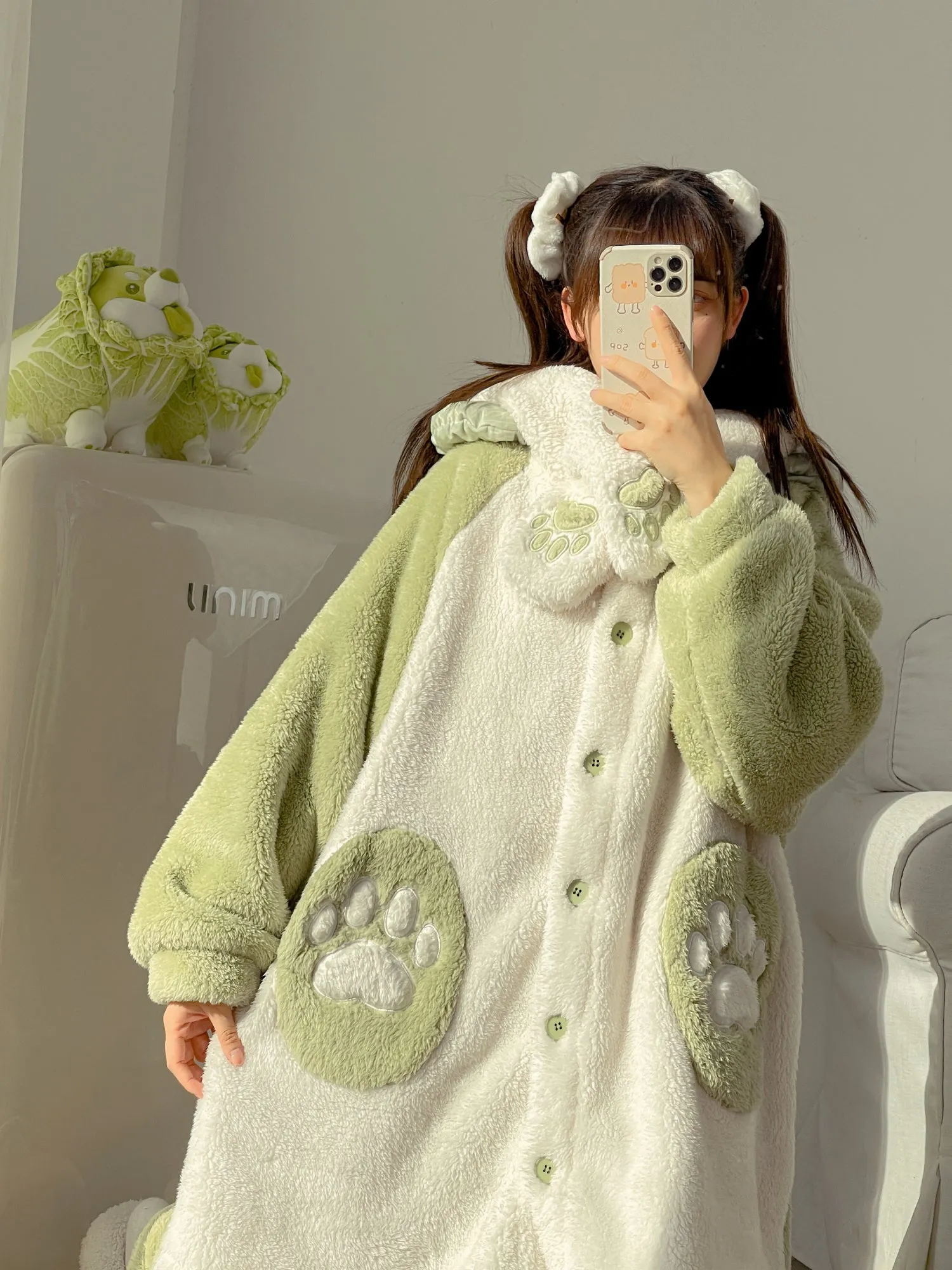 Veggie Fairy Cozy Dreamy Winter Fleece Pajama Sets