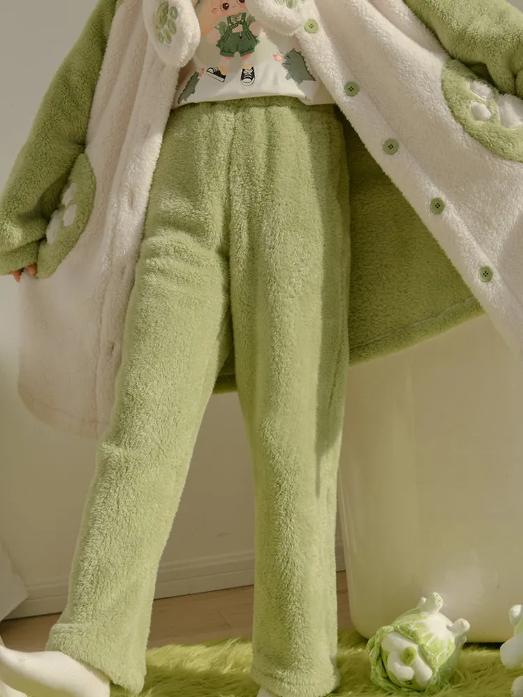 Veggie Fairy Cozy Dreamy Winter Fleece Pajama Sets