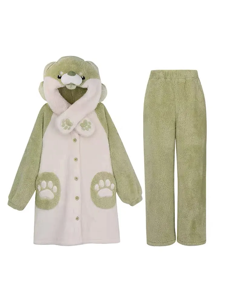 Veggie Fairy Cozy Dreamy Winter Fleece Pajama Sets