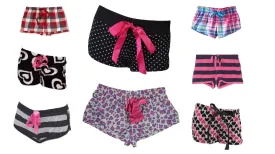 Wholesale Pajama Short Bottoms 24 Assorted Pieces