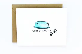 With Sympathy Card