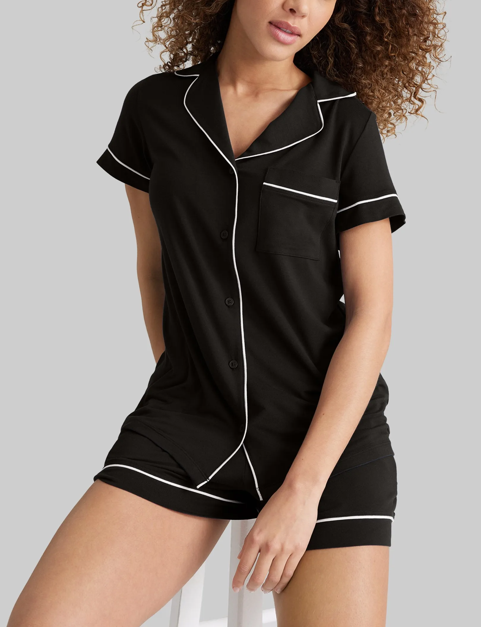 Women's Downtime Pajama Top & Short Set