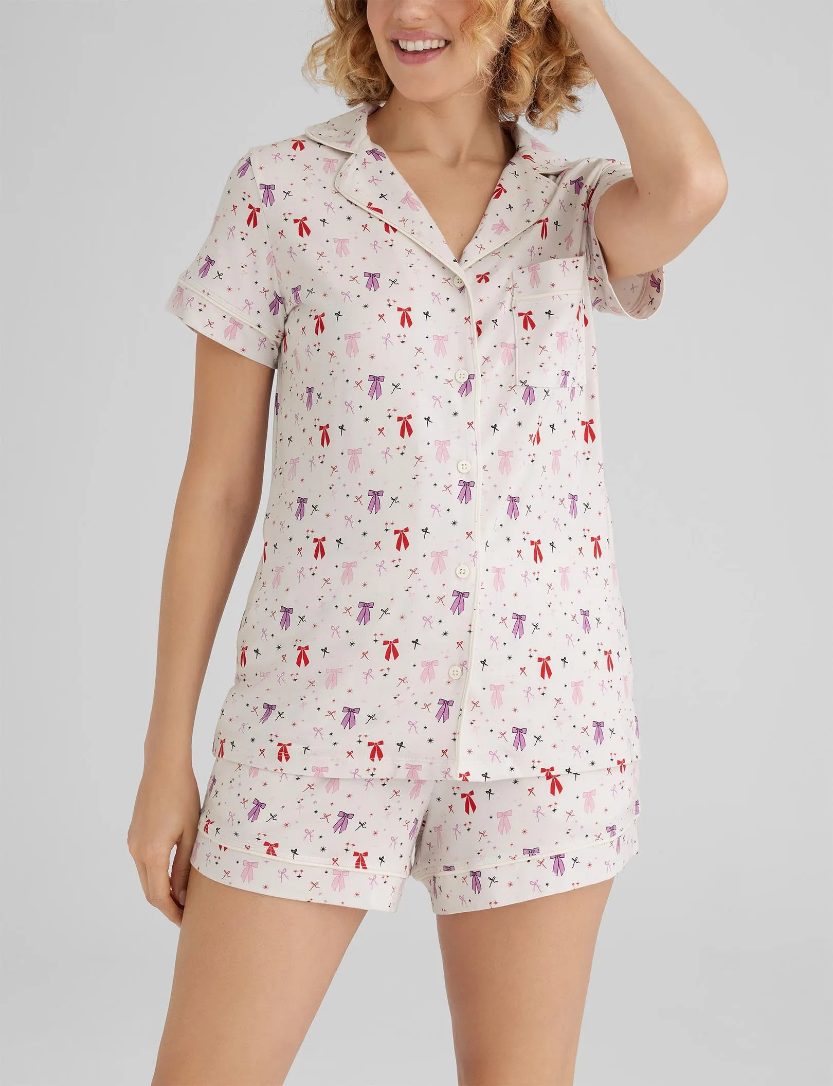 Women's Downtime Pajama Top & Short Set